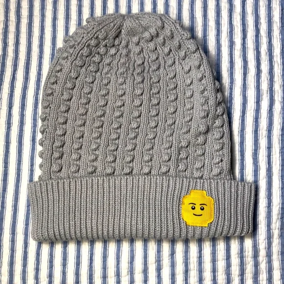 Lego Accessories Adult Lego Minifigure Patch Beanie Hat Lego X